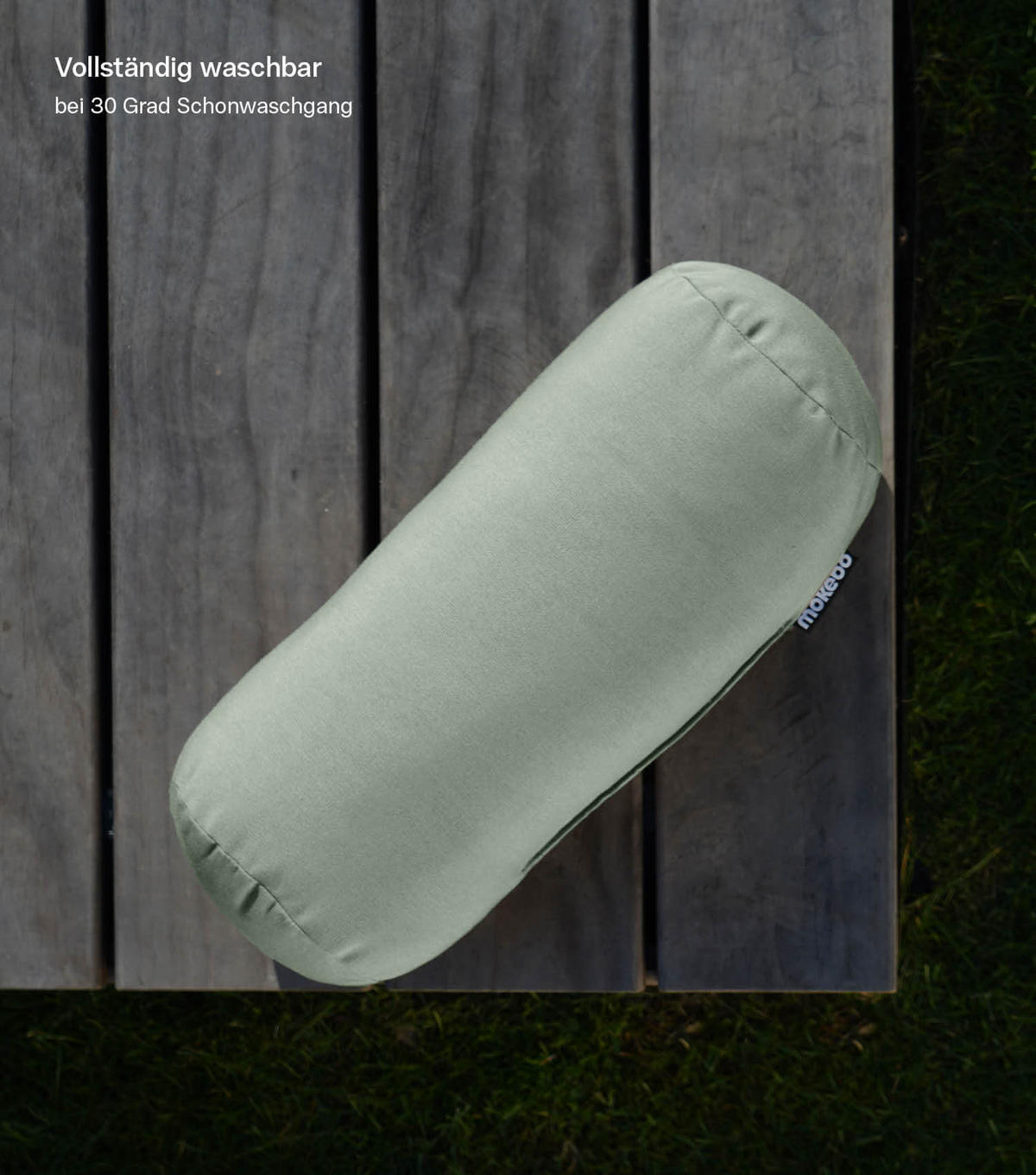 NACKENKISSEN Das Träumchen - Hellgrün, Textil (17/37cm) - Mokebo