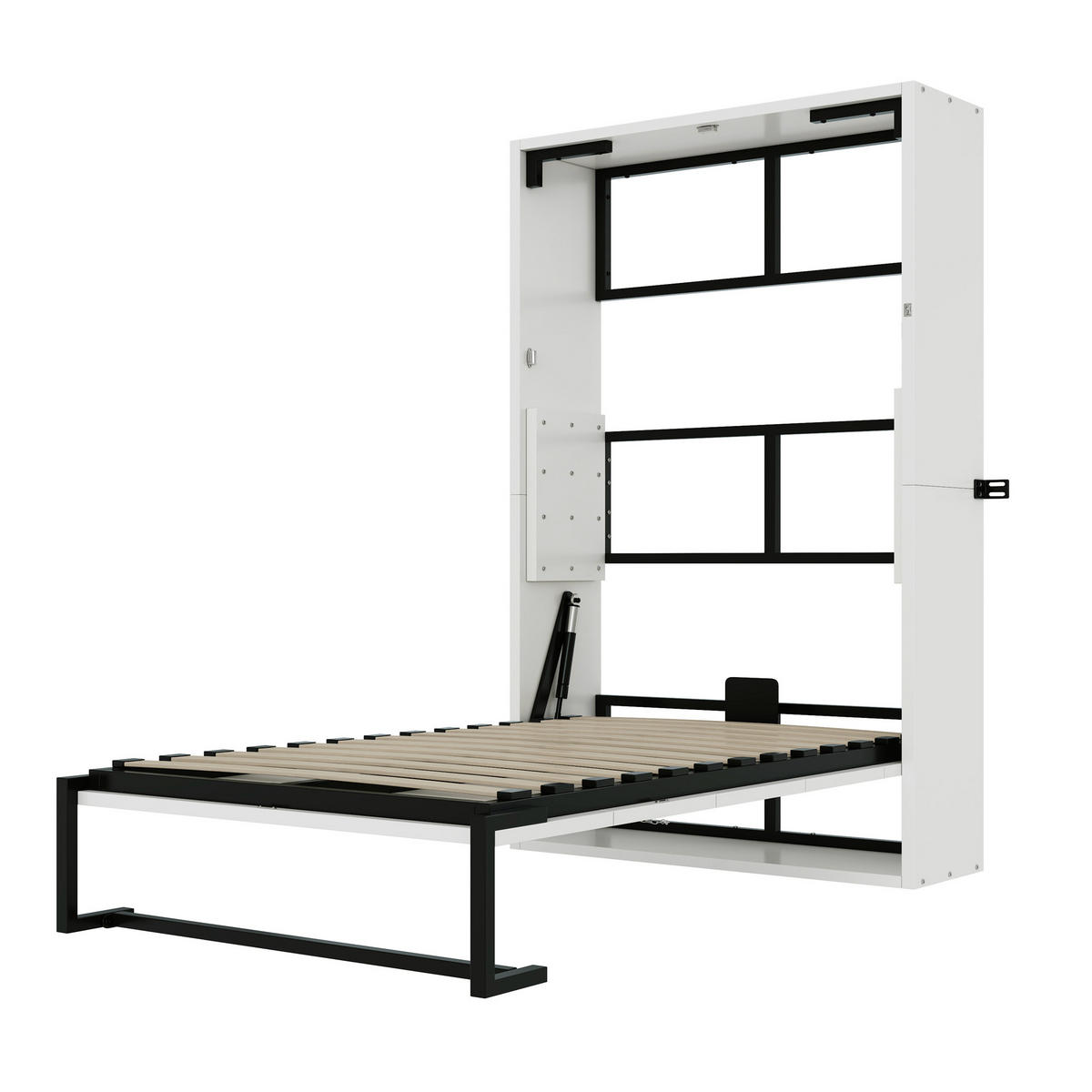 SKLAPAJUĆI KREVET 90x200 Zidni Metalni Okvir - bijela, metal (90/200cm) - FLIEKS