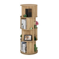 BÜCHERREGAL - Hellbraun, Holzwerkstoff/Metall (50/137/50cm) - Relaxdays