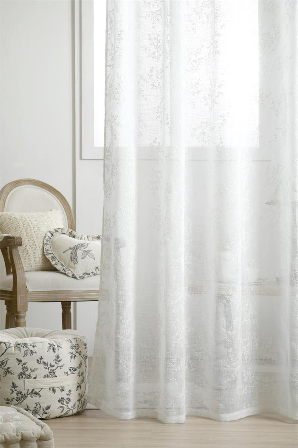 VORHANG Samantha 140/260 cm - Weiß, Textil (140/260cm)