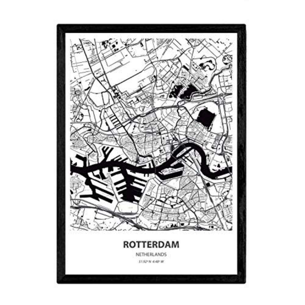 POSTER Rotterdam - Niederlande A3 Rahmenlos - Klar, Papier (29.7/5/42cm) - Nacnic