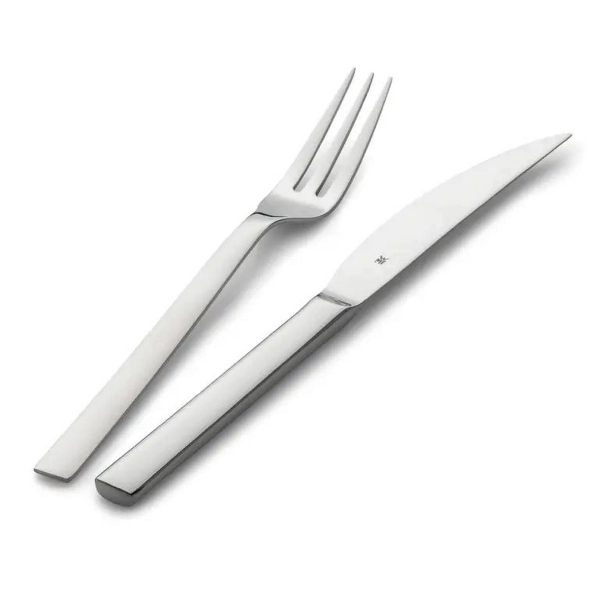 STEAKBESTECK set Nuova - 12-teilig / 6 Personen - Silberfarben, Metall - WMF