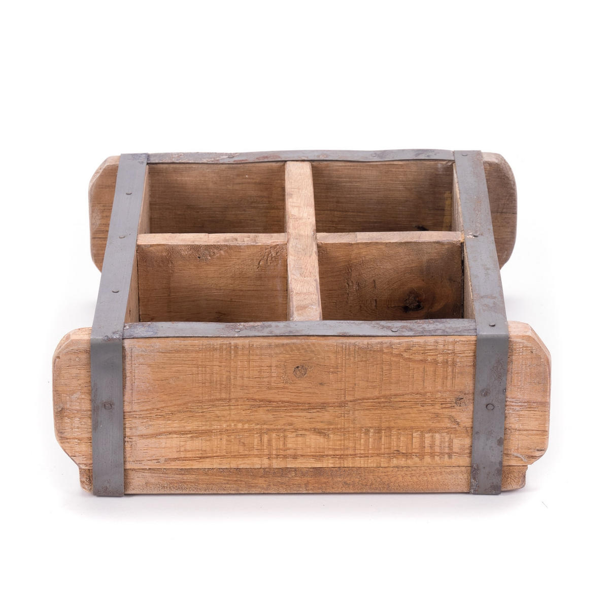 HOLZKISTE Brick Massivholz, Ziegelform - Naturfarben, Holz (9cm) - DESIGN DELIGHTS