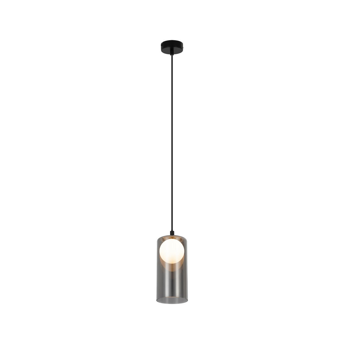 HÄNGELEUCHTE Margeson 8/8/145.5 cm - Schwarz, Metall (8/8/145.5cm) - Nettlife