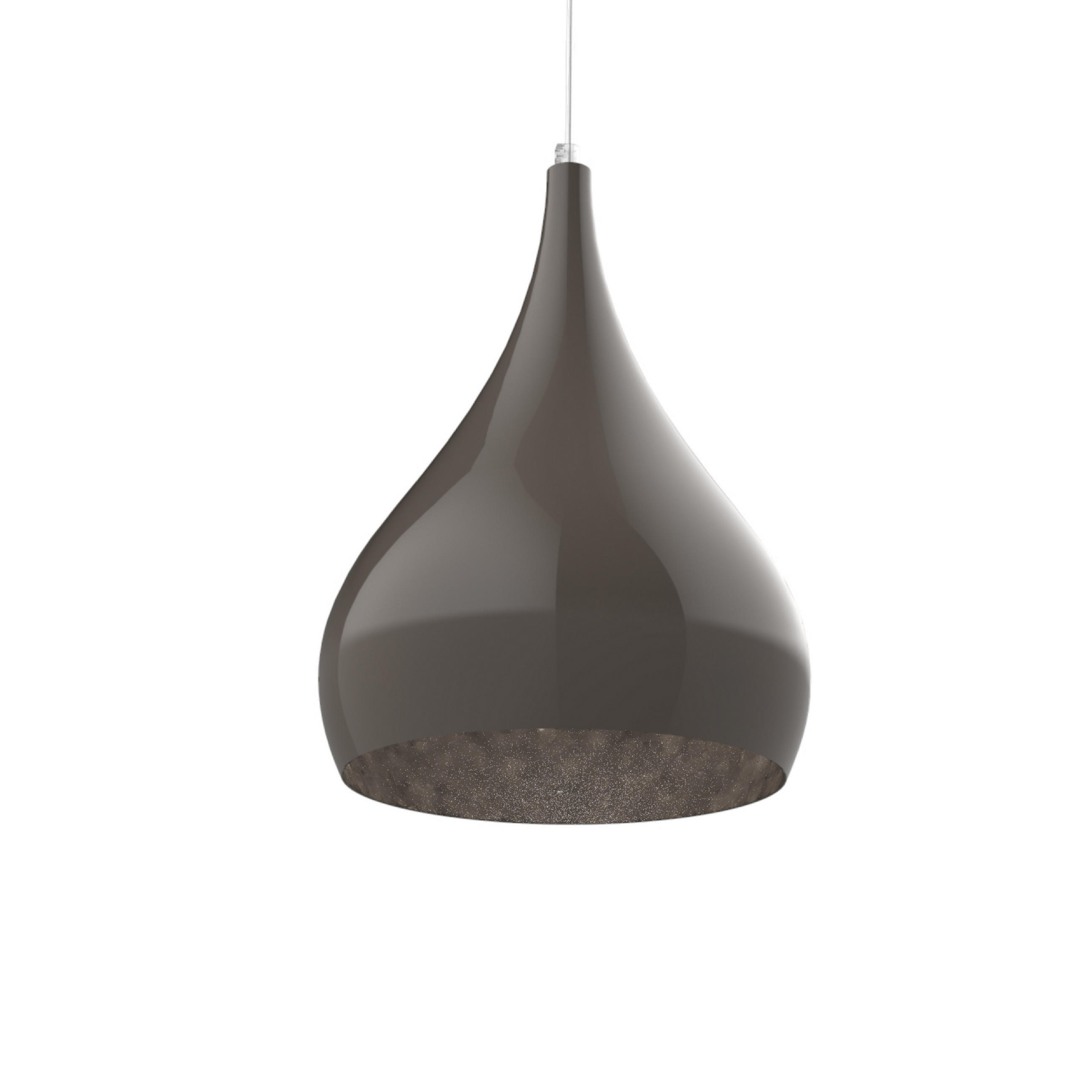 HÄNGELEUCHTE - Graubraun, Metall (25/25/120cm) - Lumicom