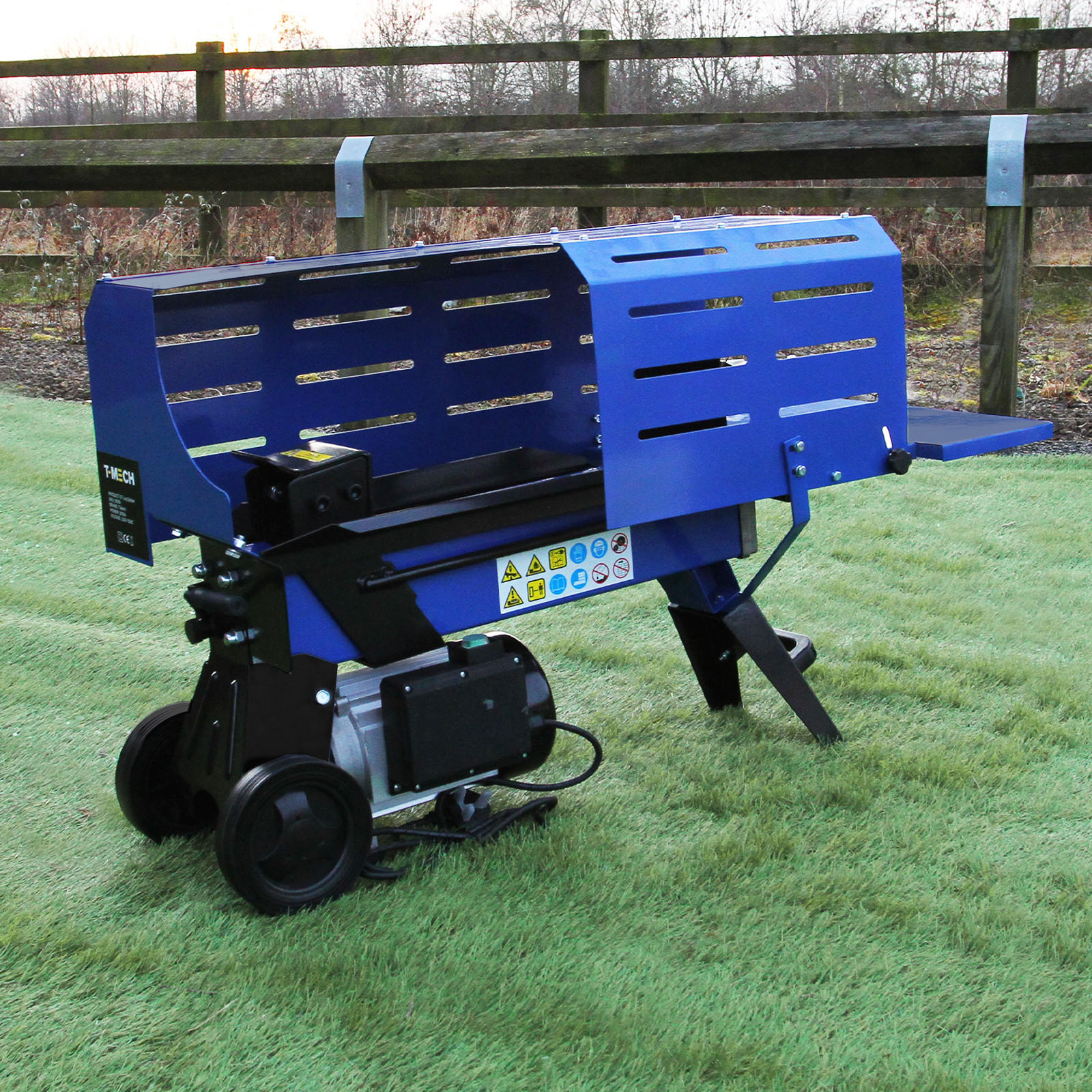 HOLZSPALTER T-Mech 7T 520mm - Blau, Metall (120/1/40cm) - Monstershop