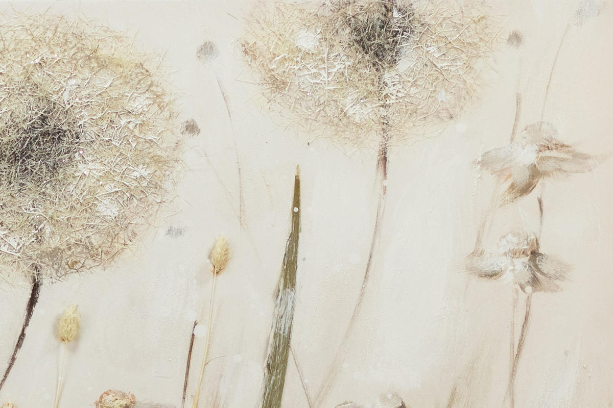 ACRYLBILD HANDGEMALT 150/50 cm - Beige, Holz/Textil (150/50cm) - KUNSTLOFT
