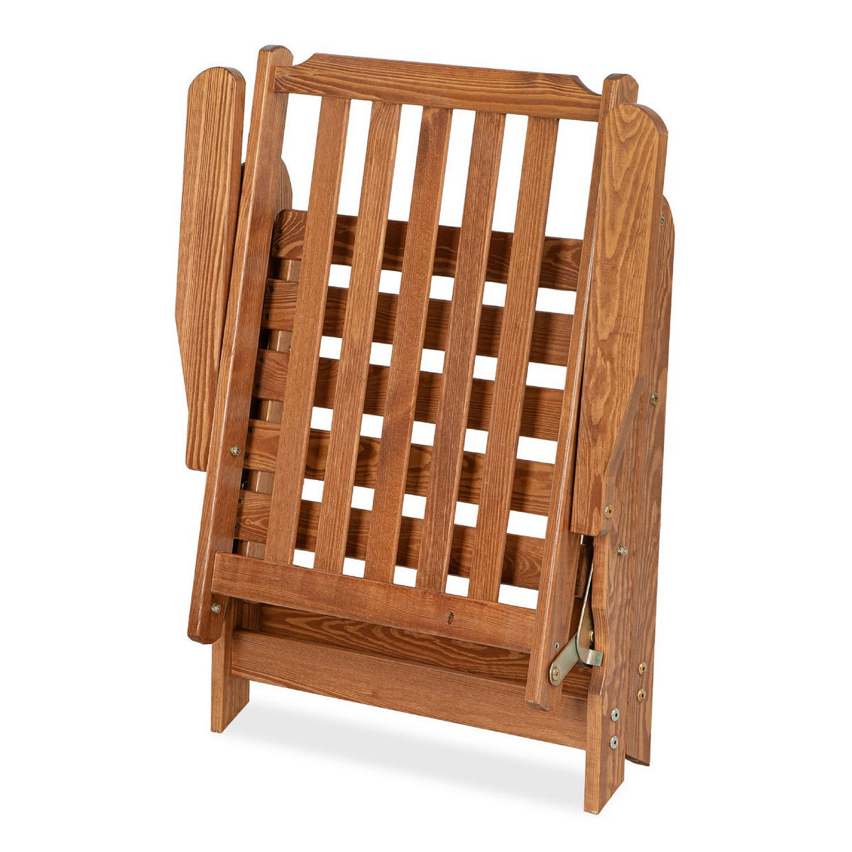 GARTENSTUHL NYCTERE aus Kiefernholz, braun - Braun, Holz (70/108/65cm) - KONSIMO®