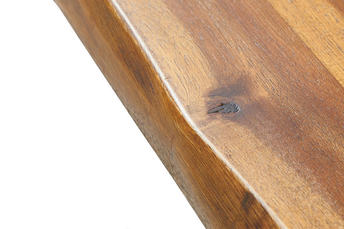 TISCHPLATTE ESRA - Cognac/Braun, Akazienholz/Holz (80/140/3cm) - SAM