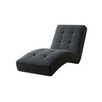 CHAISELONGUE - Livano - Dunkelgrau (Twist 20) - Dunkelgrau, Holzwerkstoff (73/79/170cm) - Möblo