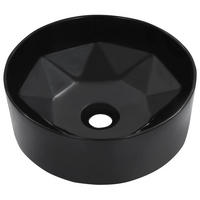 WASCHBECKEN Lambert 36/36/14 cm - Schwarz, Keramik (36/14/36cm) - Nettlife