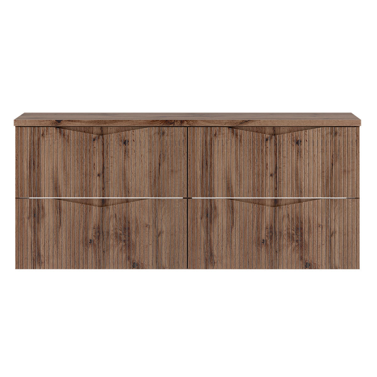 WASCHTISCHUNTERSCHRANK 120.6cm Tao Holz - Braun, Holzwerkstoff (120.6/52.2/46.5cm) - Petits-meubles