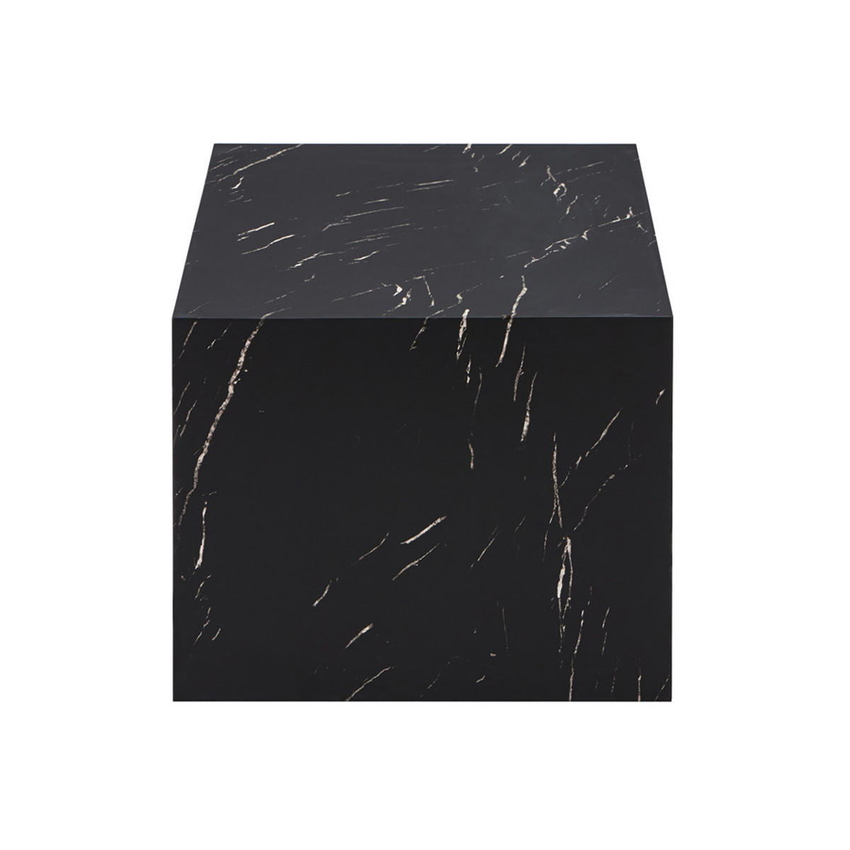 COUCHTISCH AMIRI L - Farbe: Schwarz, Größe: 95 x 40 x 50 cm - Schwarz, Holzwerkstoff/Textil (40/95/50cm) - Home Deluxe