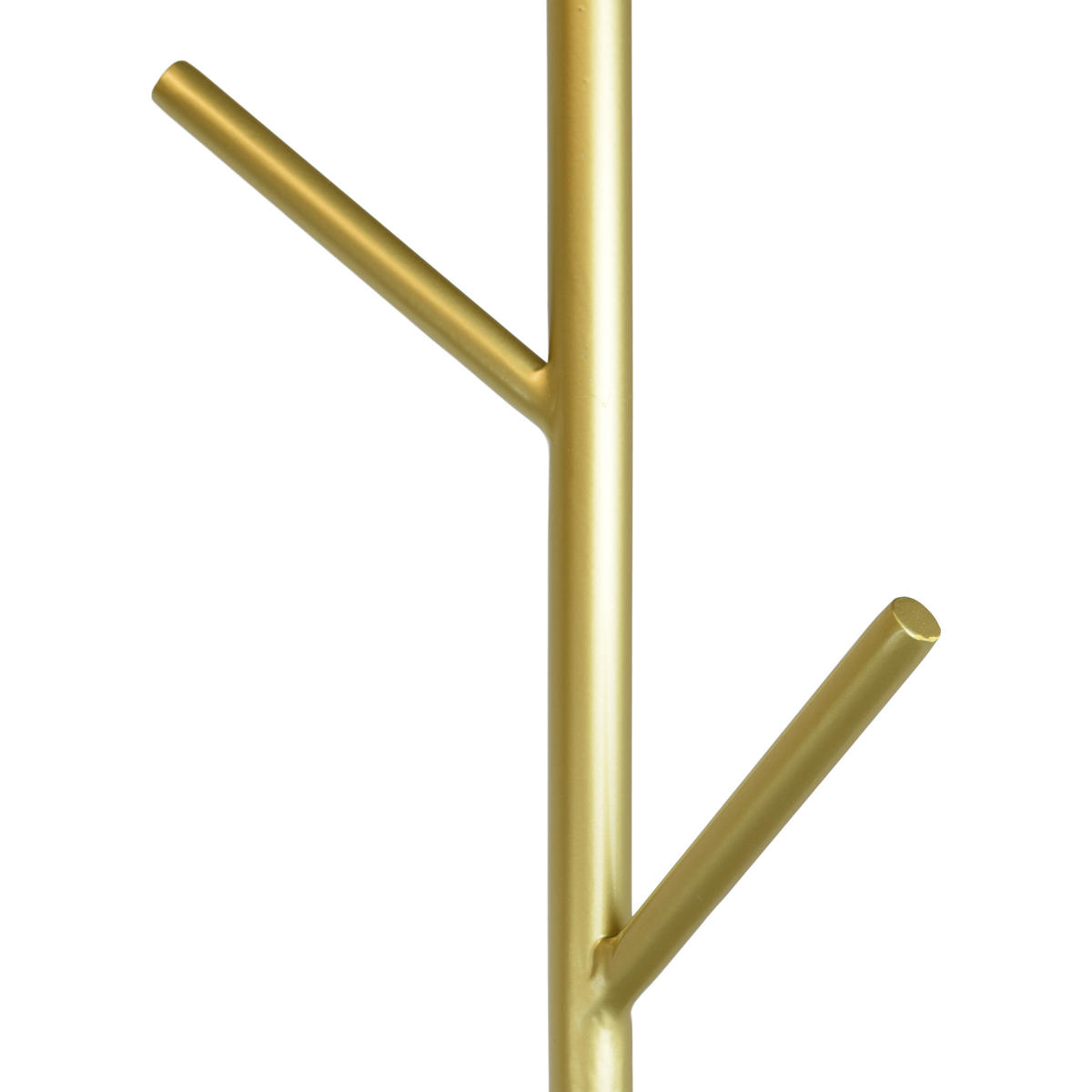 KLEIDERABLAGE Tree Gold - Goldfarben, Metall (27/170/27cm) - LOFT42
