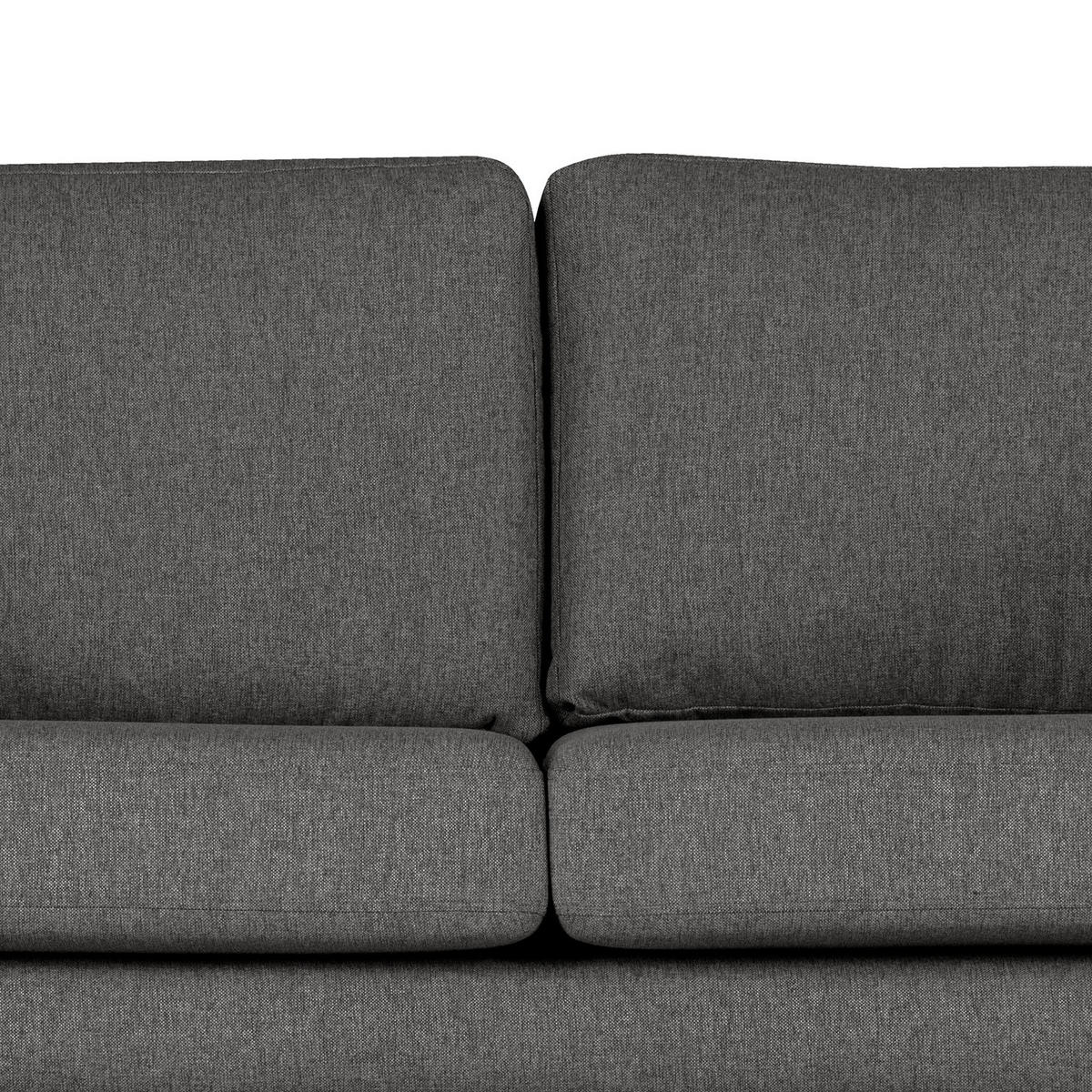 3-SITZER SOFA - Dunkelgrau, Textil (237/81/88cm) - home24