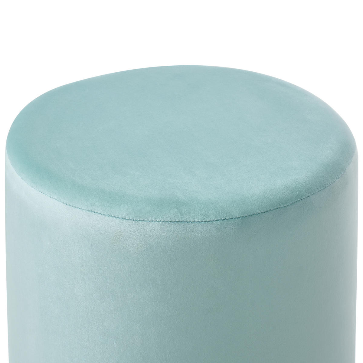 POUF Lovett 47/47/46 cm - Grün, Textil (47/46/47cm) - Beliani