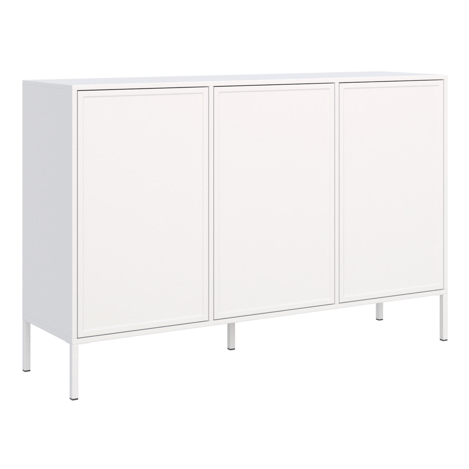SIDEBOARD Velveto biely 150cm - biela, kov/kompozitné drevo (150/86/40cm) - Selsey