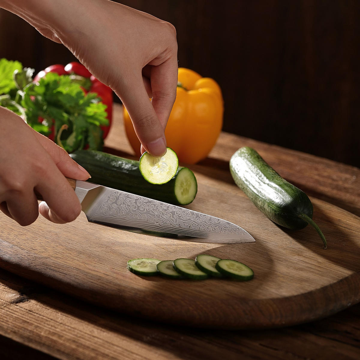 ALLZWECKMESSER 12 cm - Braun, Metall (24cm) - Wakoli