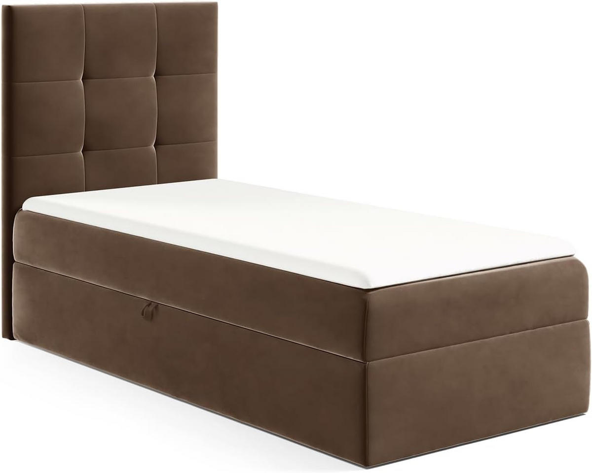 KINDERBETT MINO 2 - Braun, Holzwerkstoff (84/208cm) - Meblini