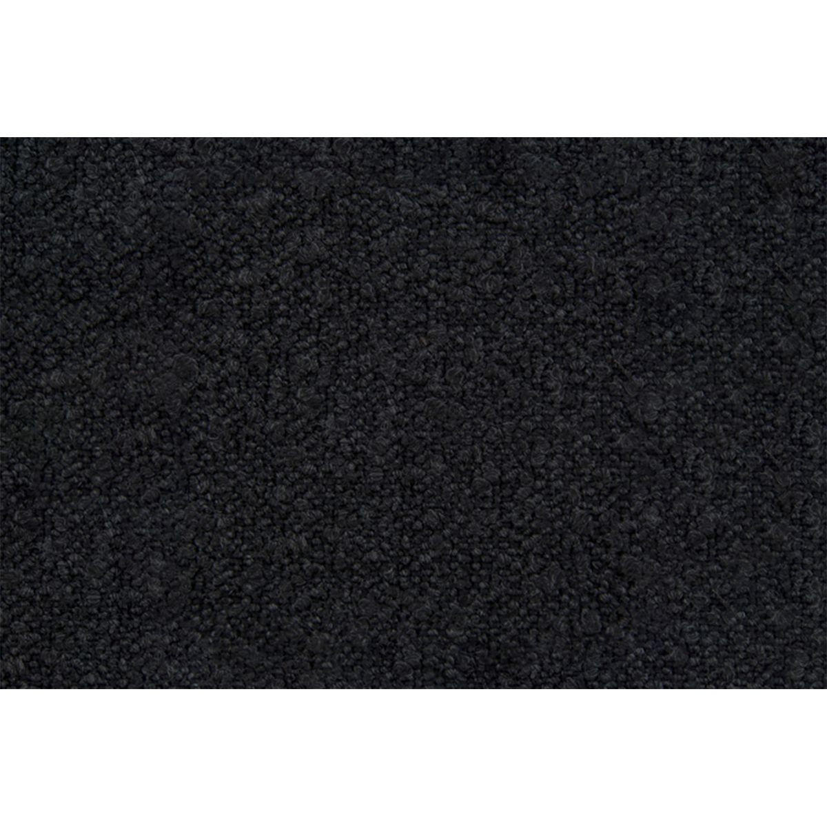 KOPFTEIL Modell Linien – Schwarzer Bouclé-Stoff 90 cm - Beige/Schwarz, Karton/Holz (90/120/10cm) - Sommeil de Plomb