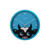 WANDUHR Peekaboo Cow Ø30,8 cm - Blau, Metall (30.8/1/30.8cm) - Karlsson