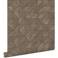 TAPETE 3D-Muster 50 x 900 cm - Braun, Papier (50/900cm) - ESTAhome