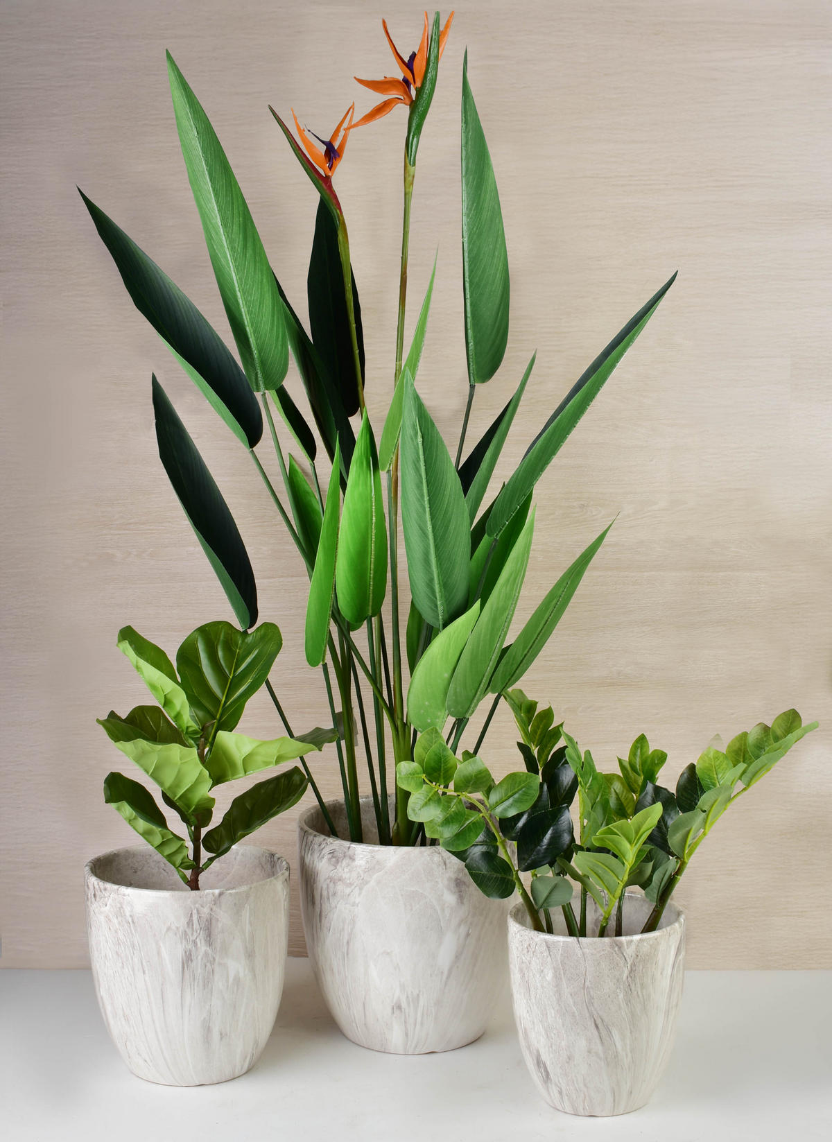 KUNSTBLUME Viridis grün 12.5/11.5/49 cm Kunststoff - Grün, Kunststoff (49cm) - Mondex