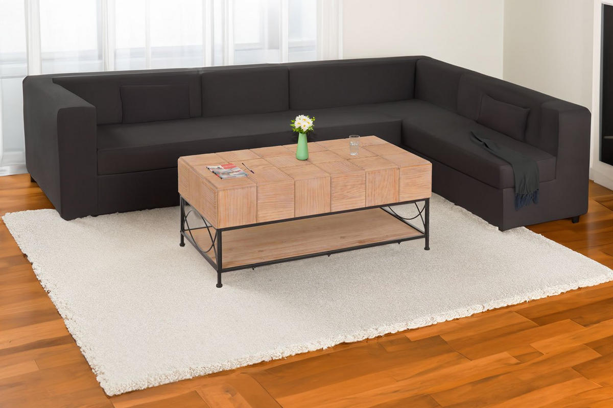 COUCHTISCH rechteckig Braun - Braun, Holz (61/120/51cm) - MCW