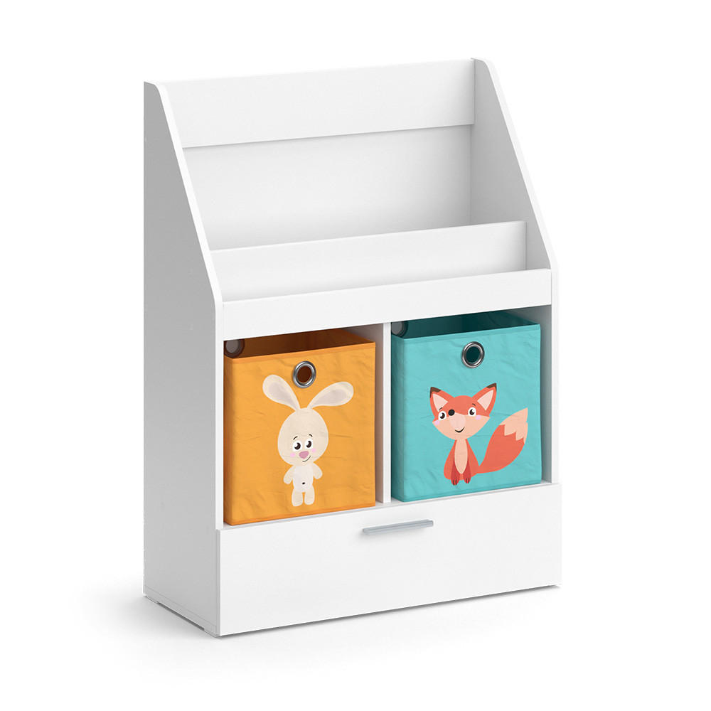 DĚTSKÁ POLIČKA Luigi Bílá - bílá, kompozitní dřevo (72/96.2/31.2cm) - Vicco