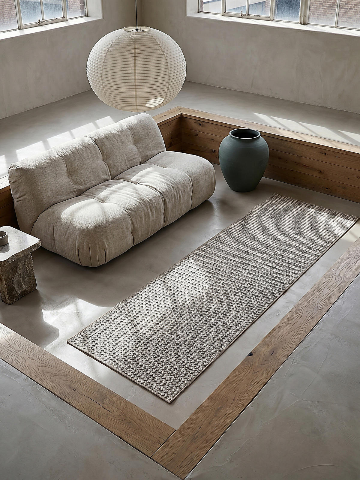 KURZFLORTEPPICH Waschbar NORA, einfarbig, aus Polyester, Grau, 78 x 230 cm - Grau, Textil (78/230cm) - KADIMA DESIGN