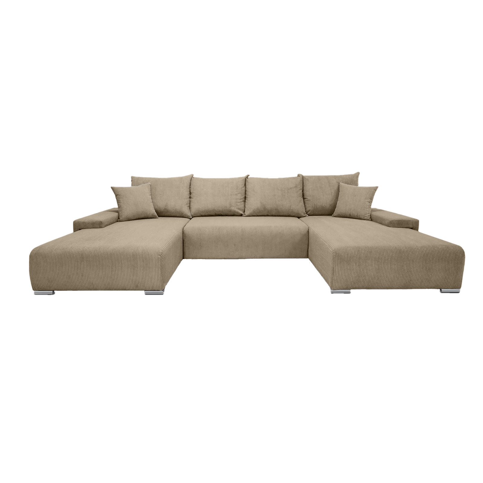 Fedve ECKSOFA Trawanga s rozkladací funkcí, béžová