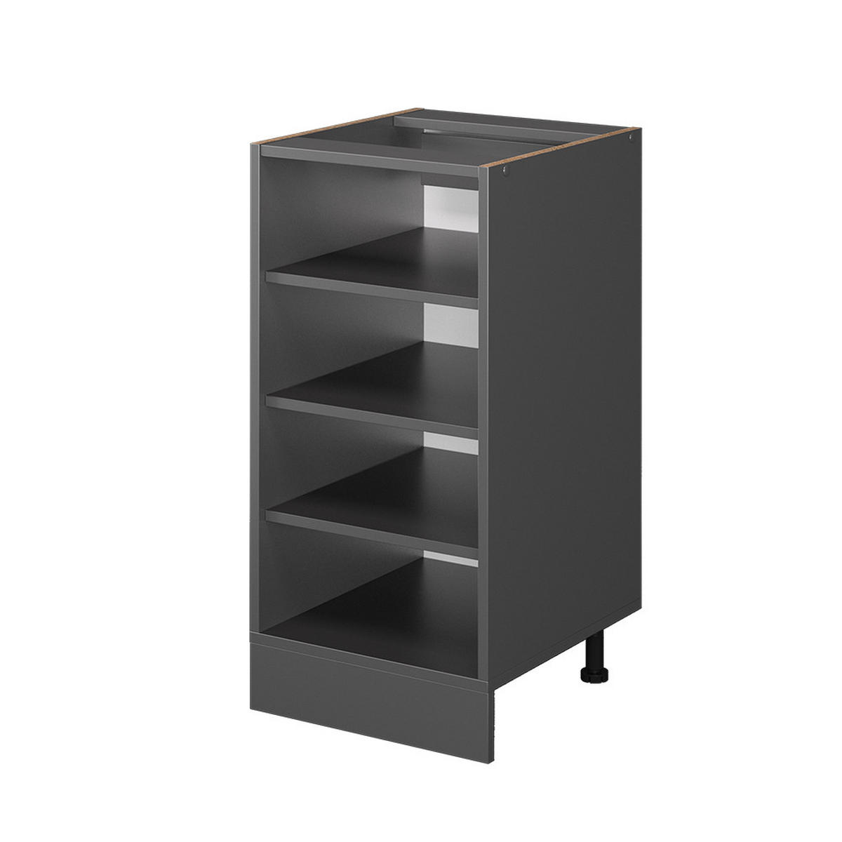 KÜCHENREGAL R-Line Anthrazit 40 cm ohne AP - Anthrazit, Holzwerkstoff (40/81.6/44cm) - Vicco
