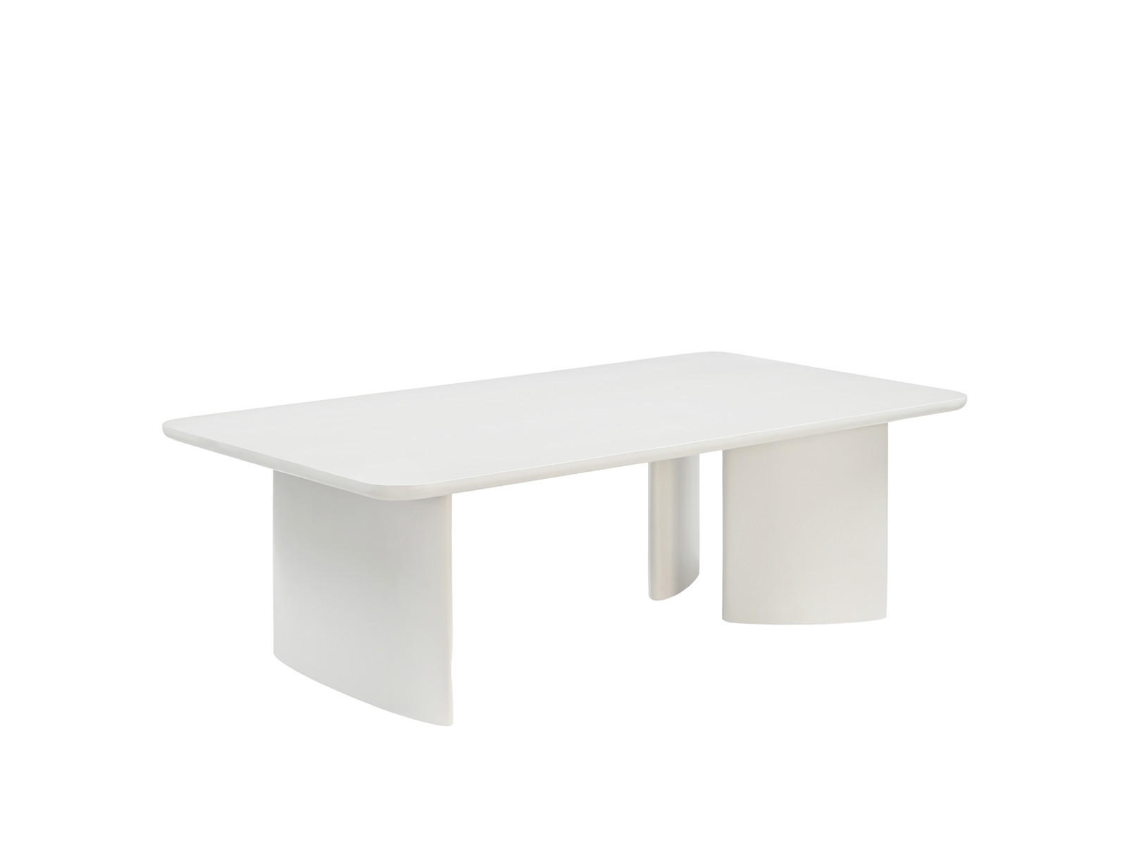 COUCHTISCH Jade Mangoholz Weiss Natur - Naturfarben, Holz (130/70/40cm)