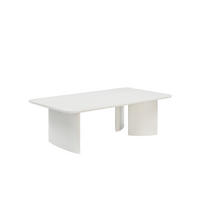 COUCHTISCH Jade Mangoholz Weiss Natur - Naturfarben, Holz (130/70/40cm)