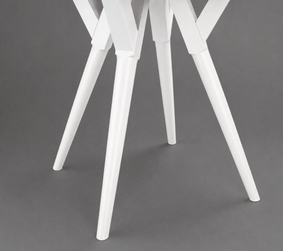 TISCH Weiss Adi Ausziehbar 90x90x76 cm Aus Holzwerkstoff - Weiß, Holzwerkstoff (90/90/76cm) - Sepro Meble