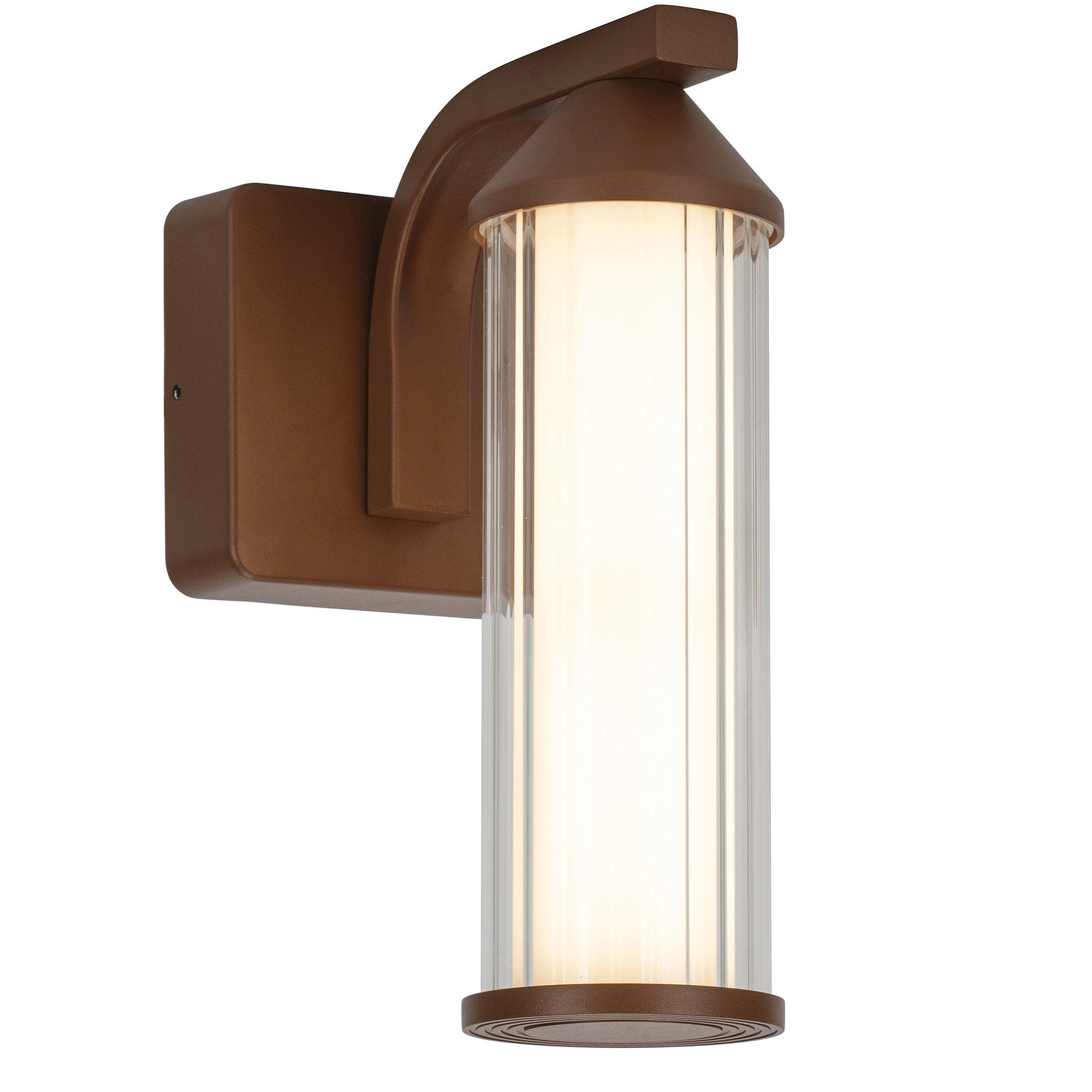 BRISA LED-Wandleuchte, 26 cm hoch - Braun, Metall (20/26/11cm) - Lumisky