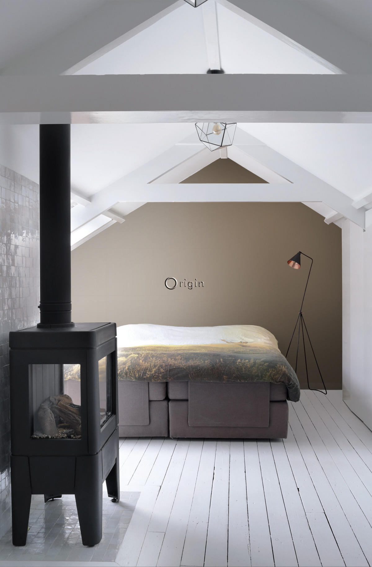 TAPETE Uni 53 cm x 10.05 m - Gelb, Papier (53/1000cm) - Origin Wallcoverings