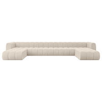 WOHNLANDSCHAFT modulares Sofa Joren-U3 - 501x177x70 cm Beige - Beige, Holzwerkstoff/Textil (501/70/177cm) - ALTDECOR