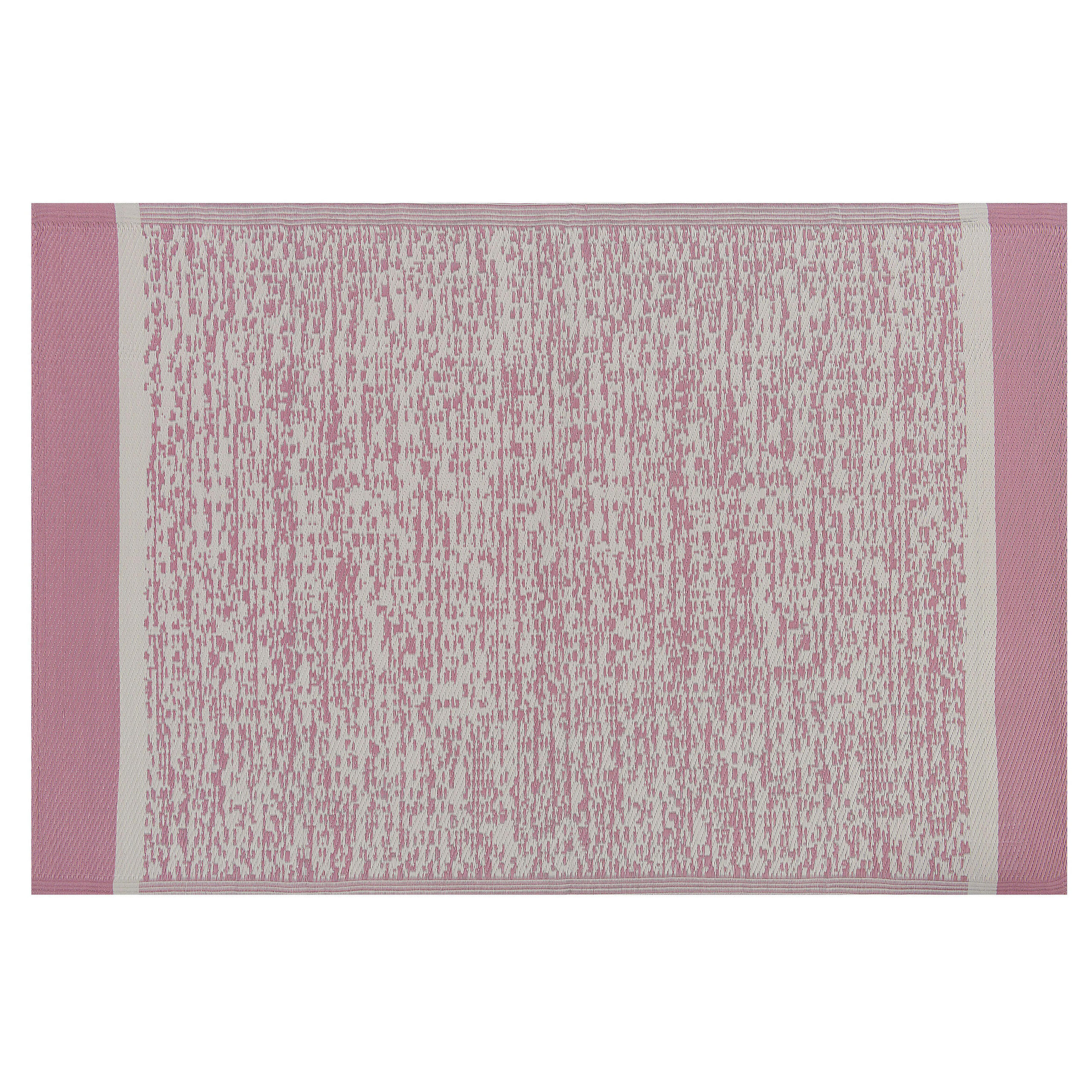 OUTDOOR-TEPPICH Ballari 180/120 cm - Pink, Kunststoff (120/180cm) - Beliani