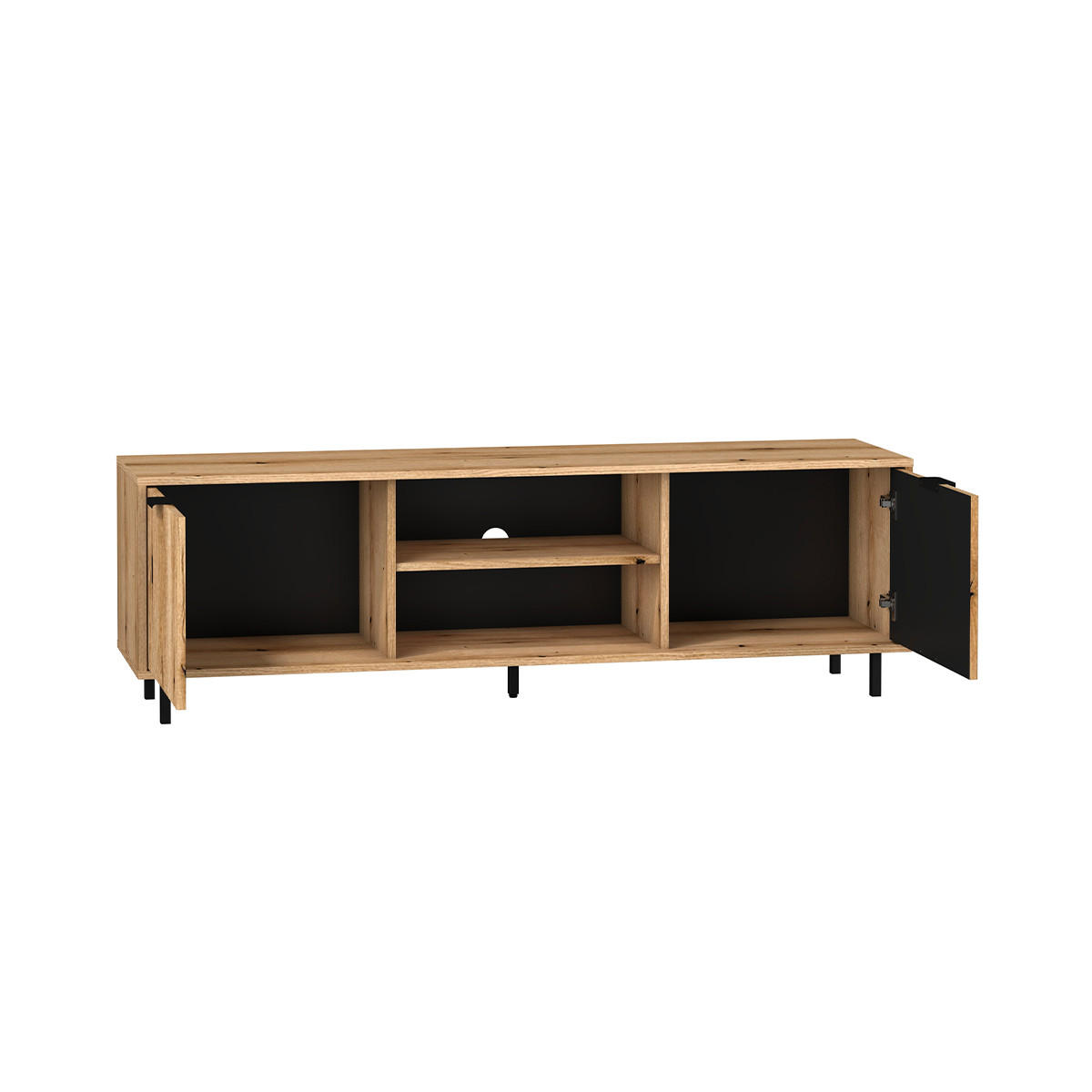 TV-MÖBEL Soly Holz - Braun, Holzwerkstoff (160/50/40cm) - Petits-meubles