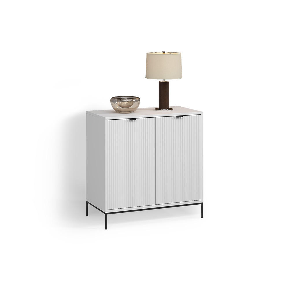 Livinity® KOMODA Aterno Bílá se 2 dveřmi