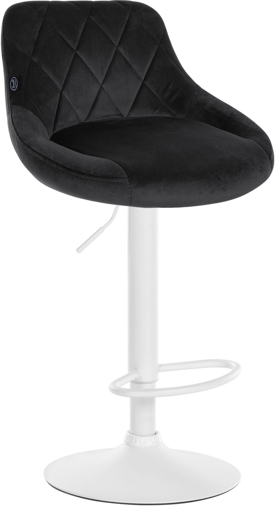 furnicato Barhocker Schwarz 46x83x49 cm