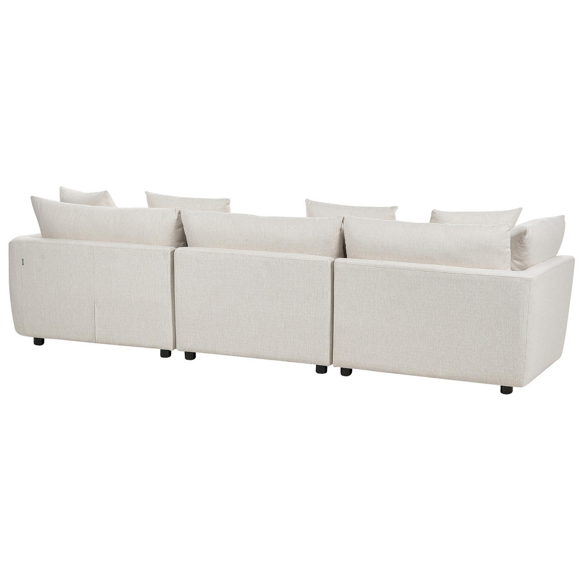 3-SITZER-SOFA cremeweiß Sigtuna - Weiß, Textil (300/86/102cm) - Beliani