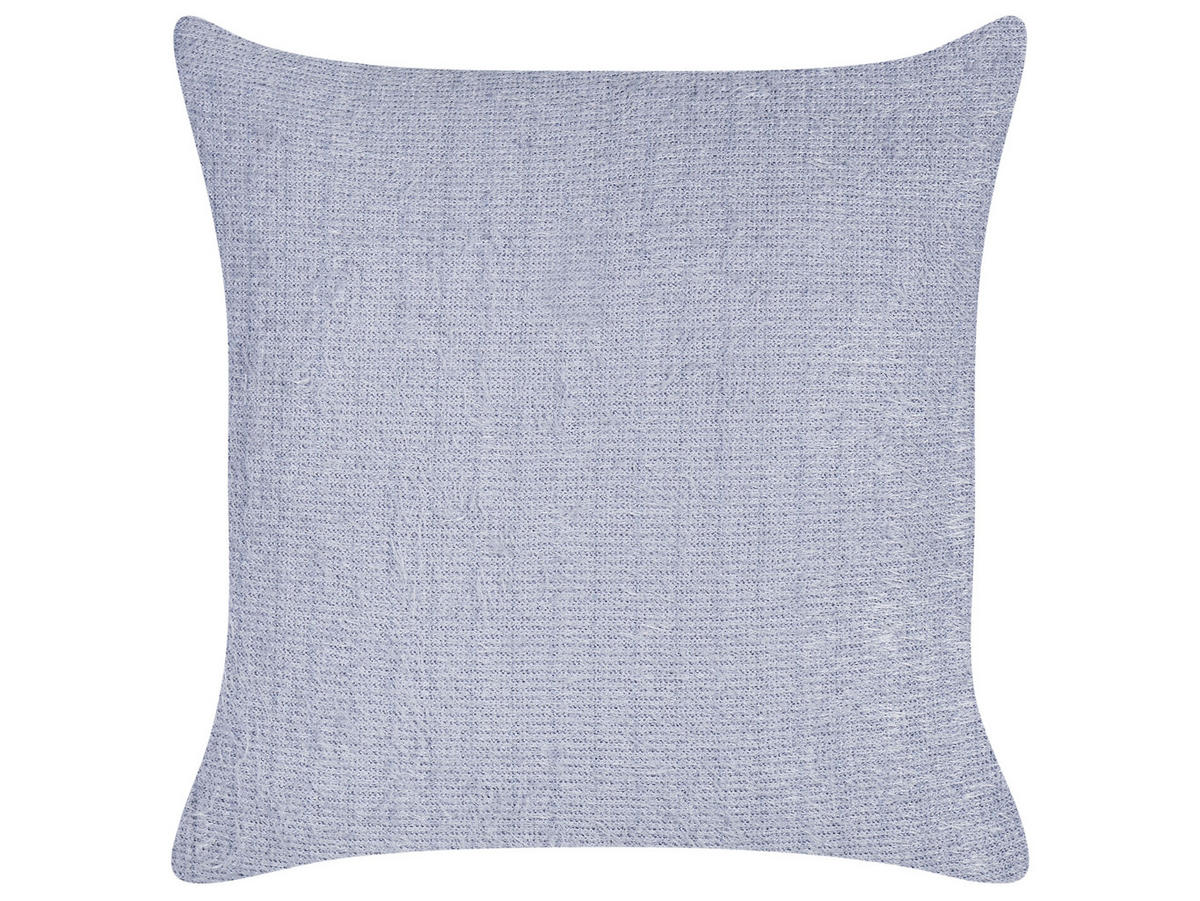 DEKOKISSEN 2er-Set Violett 45/45 cm Crossandra - Violett, Textil (45/45cm) - Beliani