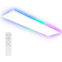 LED-DECKENLEUCHTE Zavren 100/25/5 cm - Weiß, Metall (25/100/5cm) - ZMH
