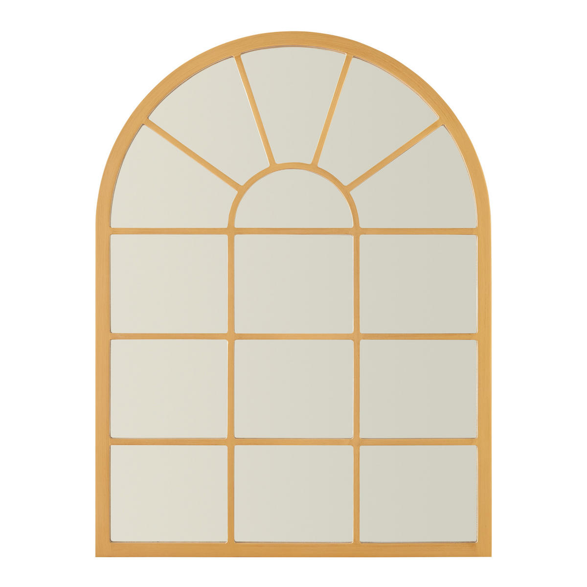 WANDSPIEGEL Villalago - Goldfarben, Glas/Holzwerkstoff (60/80/1.8cm) - [en.casa]