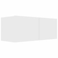 TV-SCHRANK Weiß 80x30x30 cm Holzwerkstoff - Weiß, Holzwerkstoff (80/30/30cm) - furnicato