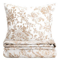 BETTWÄSCHE Elena Mikrofaser 160/200 cm - Beige, Textil (160/200cm) - Homla