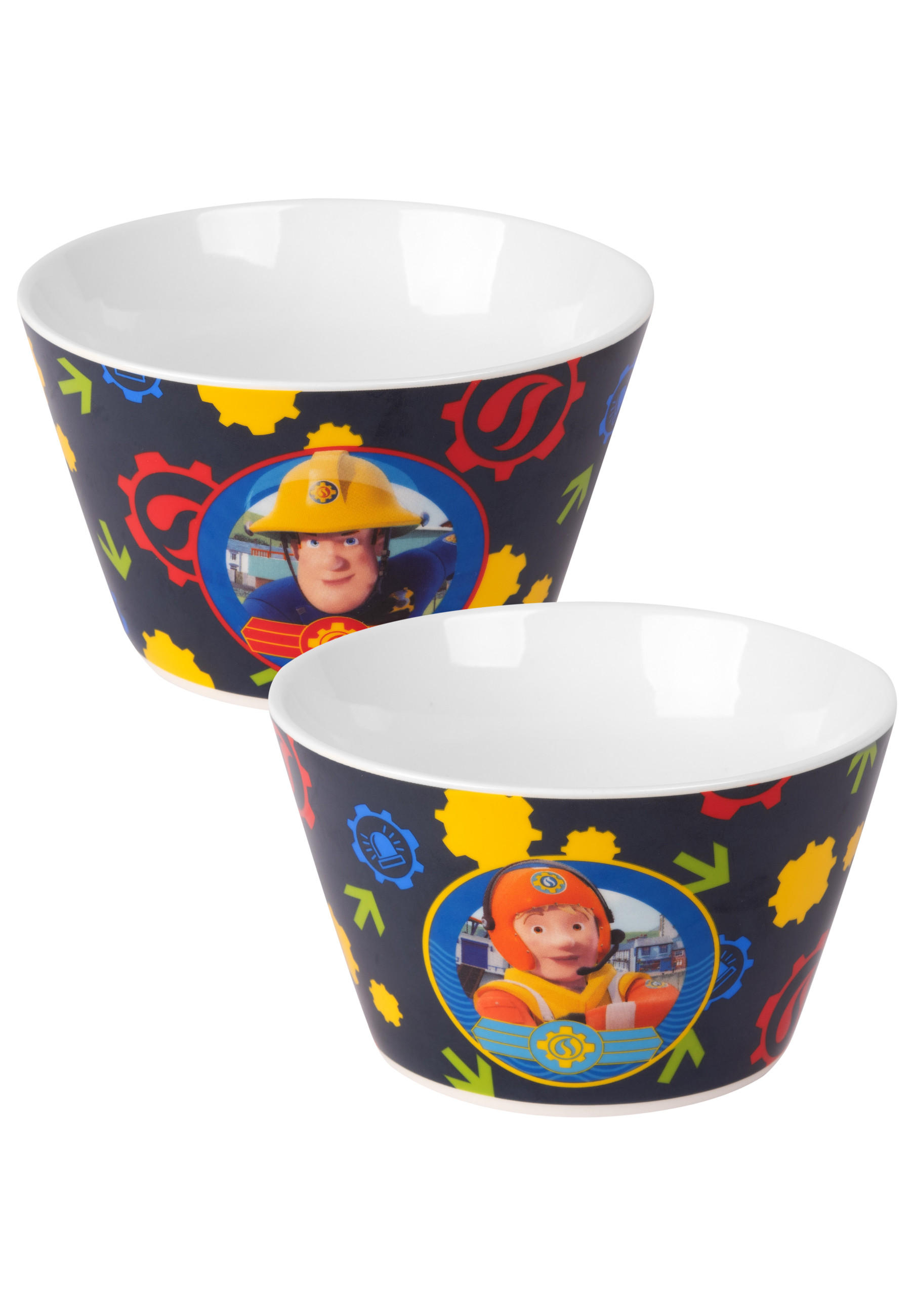 MÜSLISCHALE Feuerwehrman Sam Mehrfarbig 500 ml - Multicolor, Keramik (14cm) - Chiemsee