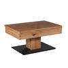 FUNKTIONSTISCH Celesta 90x60x43 höhenverstellbar;diagonal verschiebbar Wildeiche - Wildeiche, Holz (90/60/43cm) - 58aufmkessel